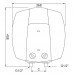 Водонагреватель Bosch Tronic 2000 TR 2000 15 B/15л 1500W (над мойкой)