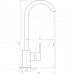 Смеситель для кухни Globus Lux Milano GLM-203SQ