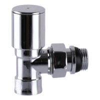 Кран вентильный угловой с американкой SOLOMON 1/2" CHROM 1855 вентиль