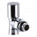 Кран вентильный угловой с американкой SOLOMON 1/2" CHROM 1855 вентиль