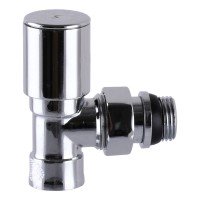 Кран вентильний кутовий з американкою SOLOMON 1/2" CHROM 1855 вентиль