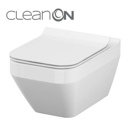CET Cersanit В217 CREA CLEAN ON SQUARE подвесной с крышкой дюропласт лифт SLIM PL
