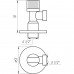 Кран кульовий кутовий SOLOMON 1/2"х1/2" A7032 Кран кульовий кутовий SOLOMON 1/2"х1/2" A7032