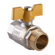 Кран кульовий прямий SOLOMON 1" НВ ЖБ PN40 В1008