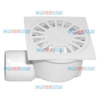Трап 150*150 мм, боковой отвод, D 50, пластиковый "Waterstal" (YS 425)