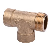Тройник латунь 3/4″ Наружная х 1/2″ Внутренняя х 1/2″ Внутренняя А0225А