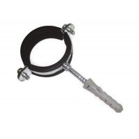 Хомут для труби 1" G (ф 32-36) з дюбелем і шпилькою М 8х80