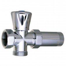Кран вентильний для пральної машини PROFESSIONAL 3/4"x3/4"x3/4"з подовжувачем NV-QP170