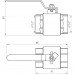 Кран кульовий прямий PROFESSIONAL 1 1/2" ВВ КР PN40 QP151