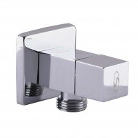 Кран полуоборотный угловой SOLOMON 1/2"х1/2" Sguare 7078