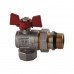 Кран кульовий кутовий з американкою WATERVALVE Q003 3/4" NV-V344 3/4" BH Кран кульовий кутовий з американкою WATERVALVE Q003 3/4" NV-V344 3/4" BH