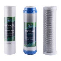 Комплект картриджів для систем очищення Bio+ Systems "Стандарт" (PP, UDF, СТО)