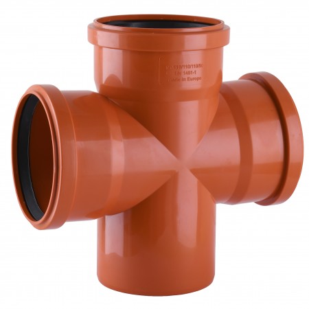 Крестовина VSplast 110х110х110х90° наружная Крестовина VSplast 110х110х110х90° наружная