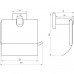 Держатель туалетной бумаги Globus Lux BQ9410