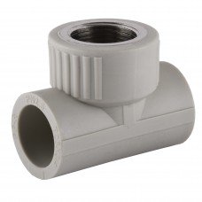 Тройник внутренняя резьба Vsplast PPR 63х2'' 1015