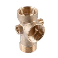 Расческа 5-ти ходовая 80мм (пятёрник) OPTIMA с выходами 1/4″вр 1/4″зр на одной оси (DS 005 C)