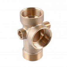 Расческа 5-ти ходовая 80мм (пятёрник) OPTIMA с выходами 1/4″вр 1/4″зр на одной оси (DS 005 C)