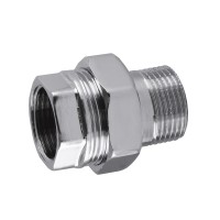Сгон американка прямая SOLOMON 1" CHROM 1620