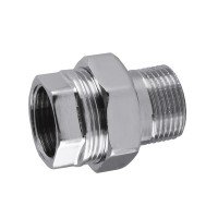 Сгон американка прямая SOLOMON 1" CHROM 1620