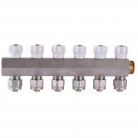 Коллектор APE ITALY 7886 L 3/4х16 6-ой с перекрытием