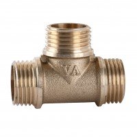 Тройник латунь 1/2″ Наружная-Наружная-Наружная А0214А