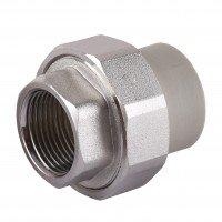 Муфта разборная внутр.резьба (металлическая) PPR 25х3/4'' LIGHT 1017