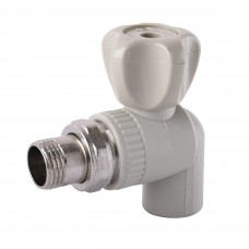 Кран радиаторный угловой Kalde PPR ф25x1/2 22014