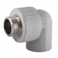 Угольник 90 наружная резьба Vsplast PPR ф32х1” 1010