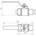 Кран кульовий прямий PROFESSIONAL 1/2" НВ КР PN40 QP152