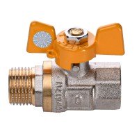 Кран шаровый прямой PROFESSIONAL 1/2" НВ ЖБ PN40 QP152