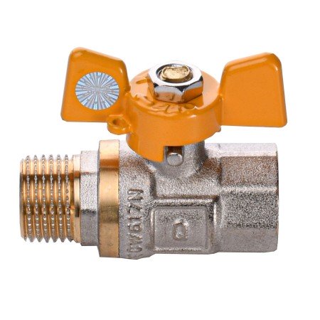 Кран кульовий прямий PROFESSIONAL 1/2" НВ ЖБ PN40 QP152 Кран кульовий прямий PROFESSIONAL 1/2" НВ ЖБ PN40 QP152