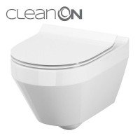 CET Cersanit В216 CREA CLEAN ON OVAL подвесной с крышкой дюропласт лифт SLIM PL