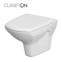 CET Cersanit 548 CARINA NEW CLEAN ON подвесной с крышкой дюропласт лифт