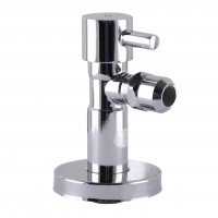 Кран полуоборотный угловой с цангой SOLOMON 1/2"х 3/8" Lazer 7076