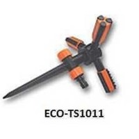 ECO-TS1011 Ороситель вращающийся трехрожковый, на пластиковом коле TRIO