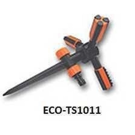 ECO-TS1011 Ороситель вращающийся трехрожковый, на пластиковом коле TRIO
