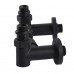 Набір Кран вентільний кутовий з американка SOLOMON LUX 1/2" 7777_TEN (2шт.) BLACK Набір Кран вентільний кутовий з американка SOLOMON LUX 1/2" 7777_TEN (2шт.) BLACK