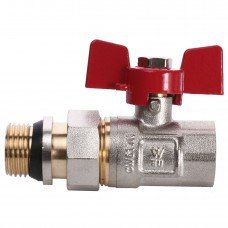 Кран шаровый прямой с американкой WATERVALVE Q003 1/2" NV-V123 1/2" BH
