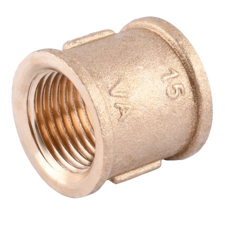 Муфта латунь 1/2″ Внутрішня-Внутрішня вкорочена А0305А Муфта латунь 1/2″ Внутрішня-Внутрішня вкорочена А0305А