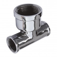Трійник SOLOMON 1/2"х1"х1/2" ВВВ хром 8202