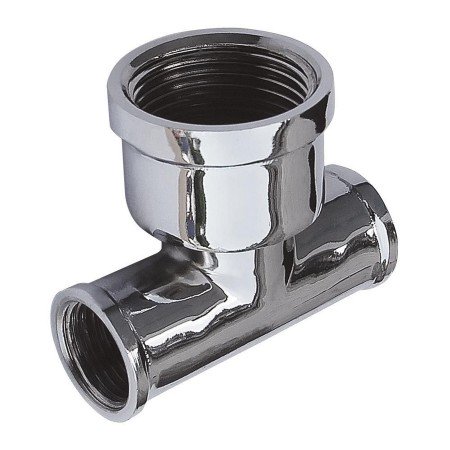 Трійник SOLOMON 1/2"х1"х1/2" ВВВ хром 8202