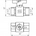 Кран кульовий прямий SELBA 1/2 СТ КБ SL1507