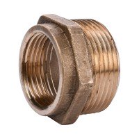 Футорка латунь1 1/4″ Наружная х 1″ Внутренняя А0712А