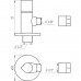 Кран полуоборотный угловой с цангой SOLOMON 1/2"x3/8" 9082