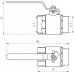 Кран кульовий прямий PROFESSIONAL 1" НВ КР PN40 QP152