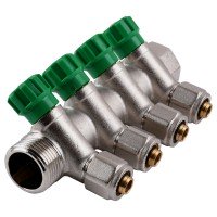 Коллектор ECO 1016 1/2х3/4G - 4-ой (под 35*) с перекрытием