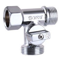 Кран кульовий для пральної машини ARCO 1/2"х3/4"х1/2" 0233510