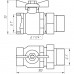 Кран шаровый прямой с американкой ARCO 1" SENA 154105