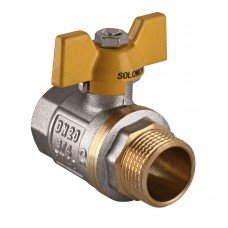 Кран кульовий прямий SOLOMON 3/4" НВ ЖБ PN40 B1008