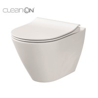 Унитаз подвесной CITY OVAL NEW CLEAN ON без сиденья